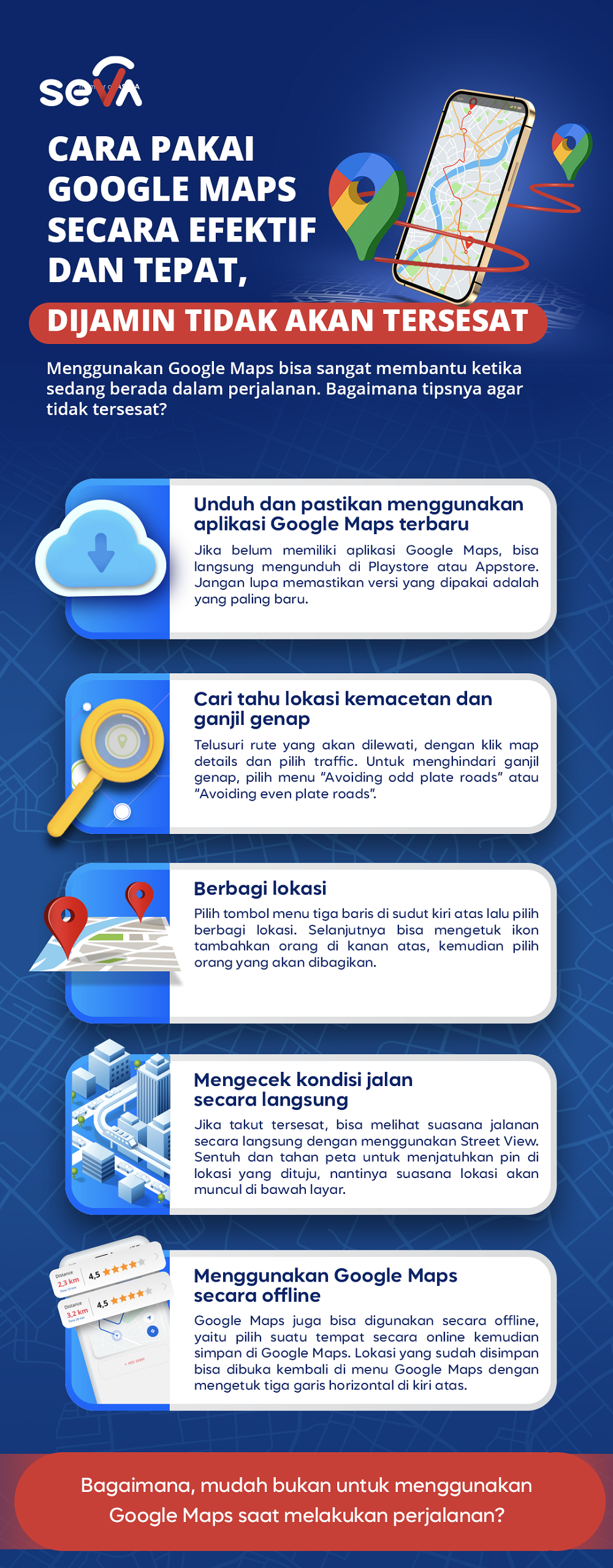 Cara Pakai Google Maps Yang Benar Dijamin Anti Tersesat SEVA